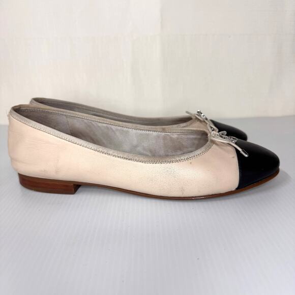SAM EDELMAN Ballet Flats Size 7.5 Classic Preppy Business Casual Neutral Minimal - Picture 5 of 9